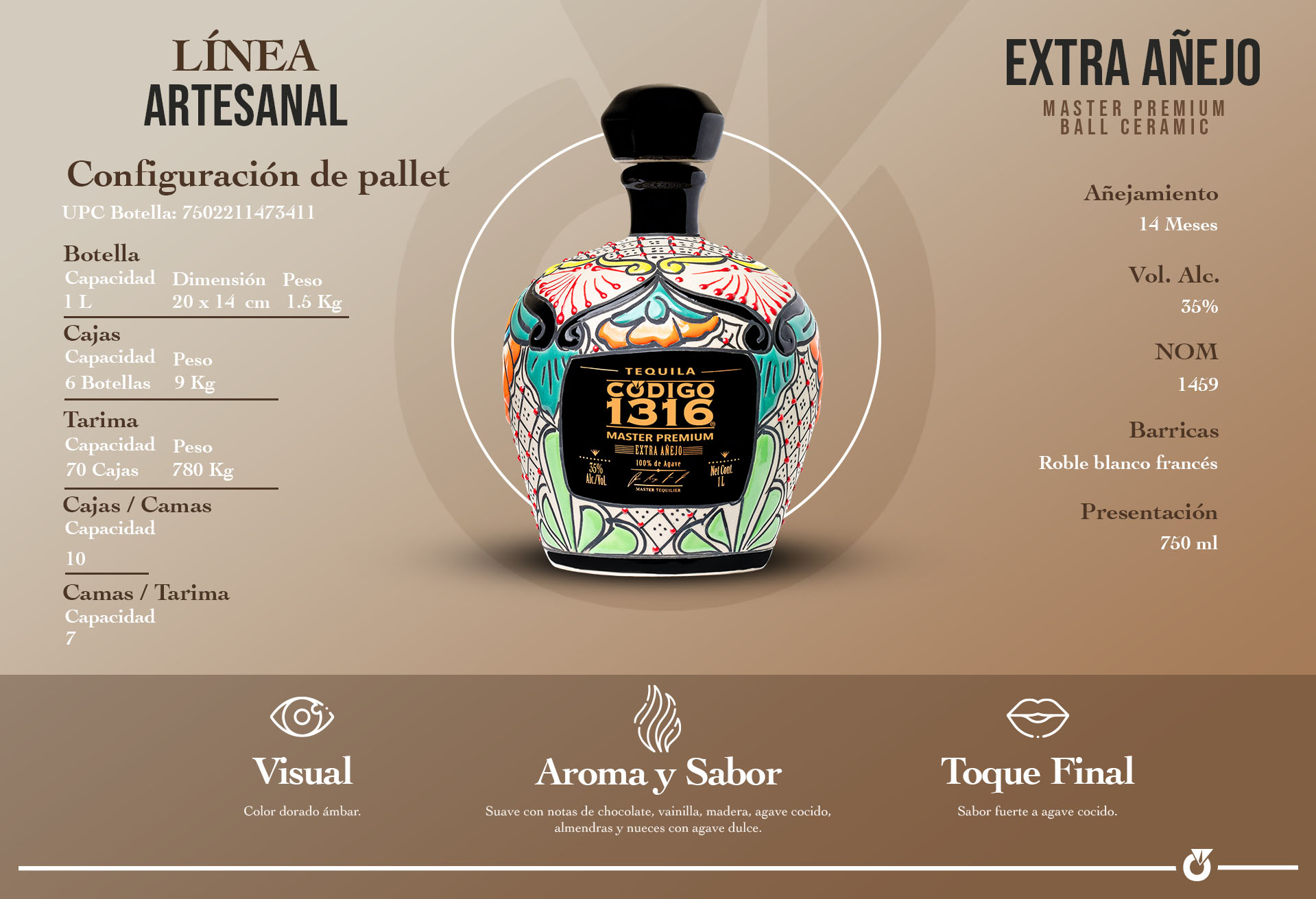 extra añejo master premium ball ceramic